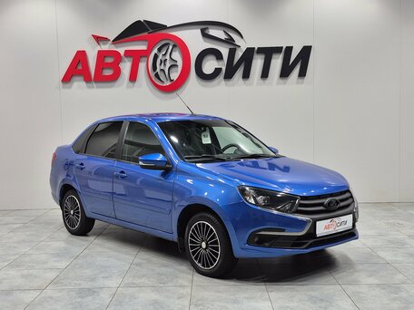 2019 Lada (ВАЗ) Granta I Рестайлинг, синий, 650000 рублей, вид 1