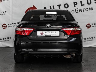 2015 Toyota Camry VII (XV50) Рестайлинг, чёрный, 1820000 рублей, вид 4