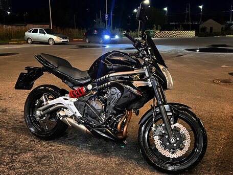 2013 Kawasaki ER-6N, чёрный, 460000 рублей, вид 1