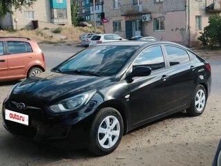 2014 Hyundai Solaris I, чёрный, 920000 рублей, вид 4