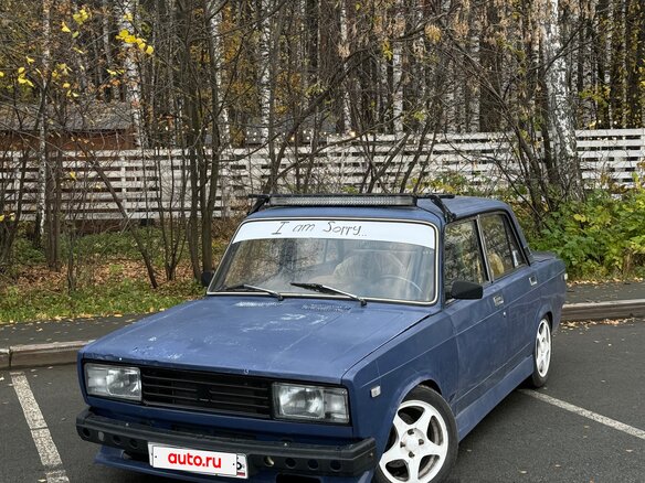 2007 Lada (ВАЗ) 2107, синий, 175000 рублей - вид 5