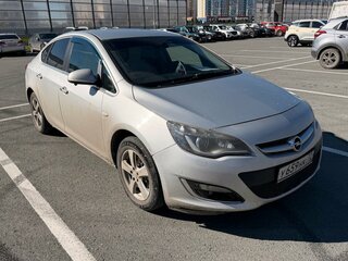 2012 Opel Astra J Рестайлинг, серебристый, 550000 рублей, вид 2