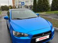 2010 Mitsubishi Lancer X, синий - вид 2