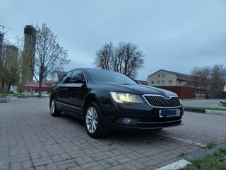 2014 Skoda Superb DSG II Рестайлинг, чёрный, 1050000 рублей, вид 3
