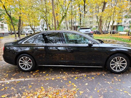 2010 Audi A8 Long III (D4), чёрный, 1280000 рублей, вид 5