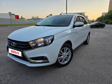 2019 Lada (ВАЗ) Vesta I, белый, 890000 рублей, вид 2