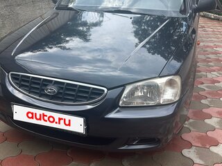 2005 Hyundai Accent ТагАЗ II, чёрный, 530000 рублей, вид 2
