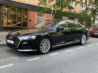 2021 Audi A8 Long 55 TFSI IV (D5), чёрный, 9200000 рублей, вид 5