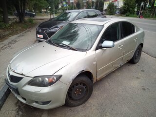2005 Mazda 3 I (BK), белый, 130000 рублей, вид 1