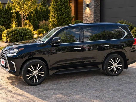 2021 Lexus LX 450d III Рестайлинг 2, чёрный, 9550000 рублей, вид 4