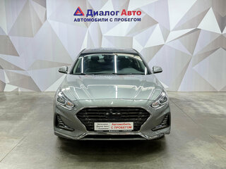2018 Hyundai Sonata VII (LF) Рестайлинг, серый, 1770000 рублей, вид 2