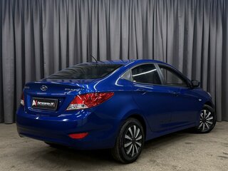 2014 Hyundai Solaris I, синий, 649777 рублей, вид 3