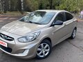 2011 Hyundai Solaris I, бежевый, 637000 рублей