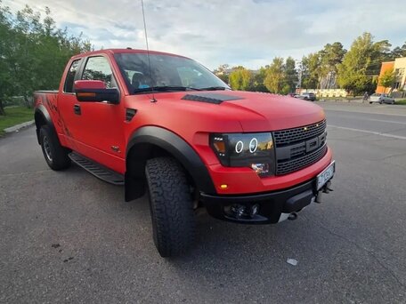 2011 Ford F-150 Raptor CrewCab SVT Raptor XII, красный, 4800000 рублей, вид 3