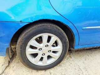 2007 Kia Cerato I Рестайлинг, синий, 370000 рублей, вид 4