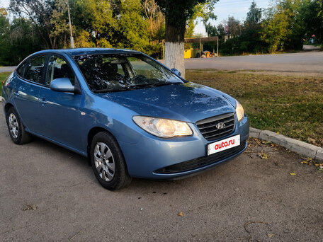2007 Hyundai Elantra IV (HD), синий, 620000 рублей, вид 3