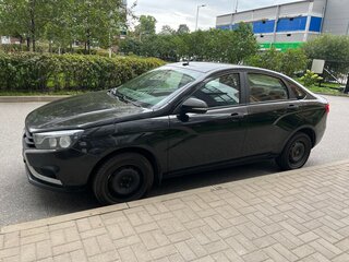 2016 Lada (ВАЗ) Vesta I, чёрный, 655000 рублей, вид 3