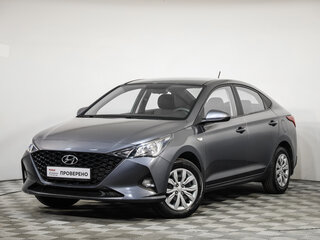 2021 Hyundai Solaris II Рестайлинг, серый, 1689777 рублей, вид 1