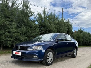 2016 Volkswagen Jetta VI Рестайлинг, синий, 1540000 рублей, вид 1