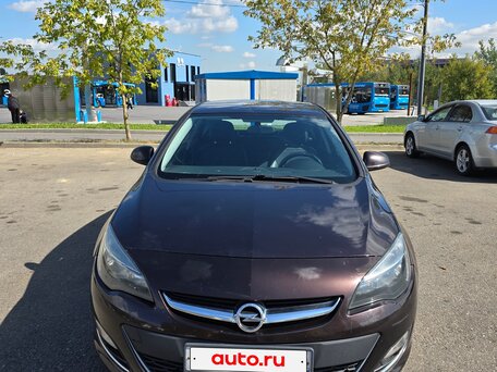 2014 Opel Astra J Рестайлинг, коричневый, 780000 рублей, вид 2