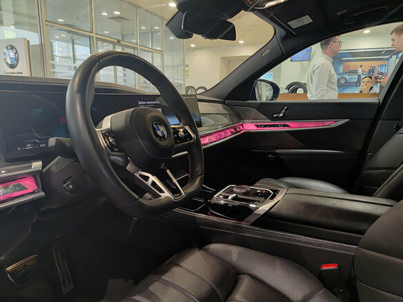 2023 BMW 7 серии 740d xDrive VII (G70), синий - вид 15