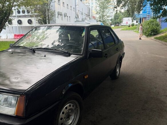 1997 Lada (ВАЗ) 21099, чёрный - вид 1