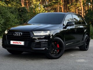 2019 Audi Q7 II (4M), чёрный, 4320000 рублей, вид 3