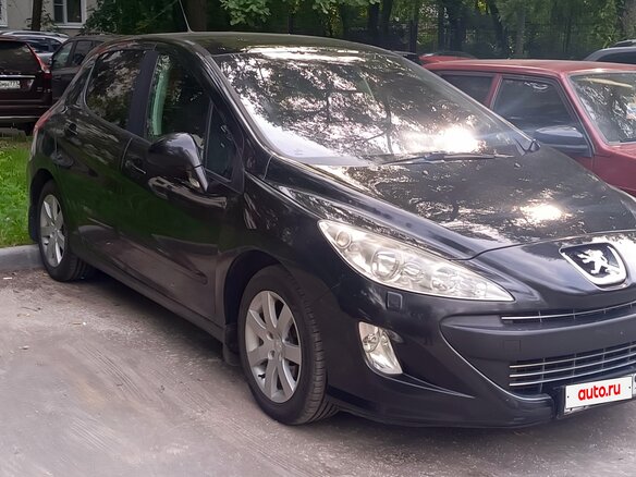 2008 Peugeot 308 I, чёрный, 450000 рублей