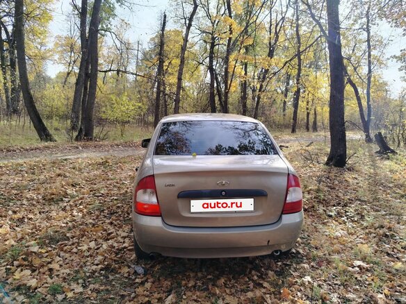 2005 Lada (ВАЗ) Kalina I, серый, 110000 рублей - вид 4