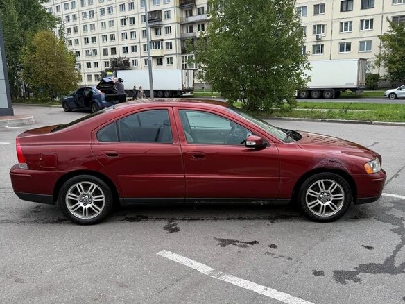2007 Volvo S60 I Рестайлинг, пурпурный, 450000 рублей - вид 2