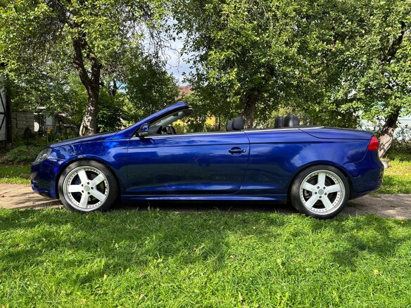 2007 Volkswagen Eos I, синий, 1100000 рублей - вид 10