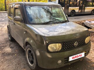 2003 Nissan Cube II (Z11), зелёный, 130000 рублей, вид 3