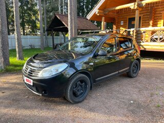 2011 Renault Sandero I, чёрный, 395000 рублей, вид 1