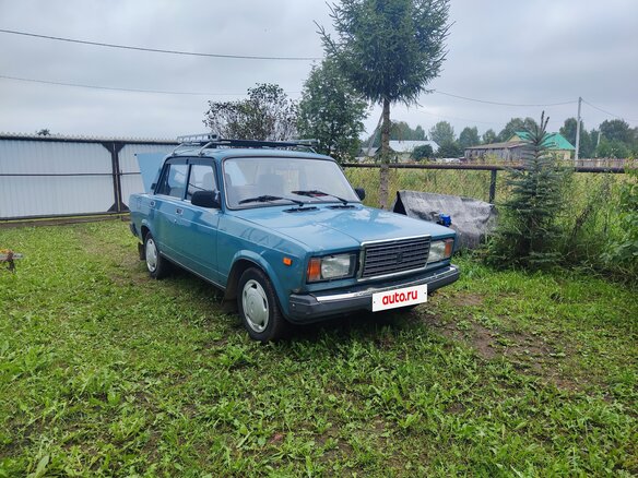 2005 Lada (ВАЗ) 2107, голубой, 175000 рублей