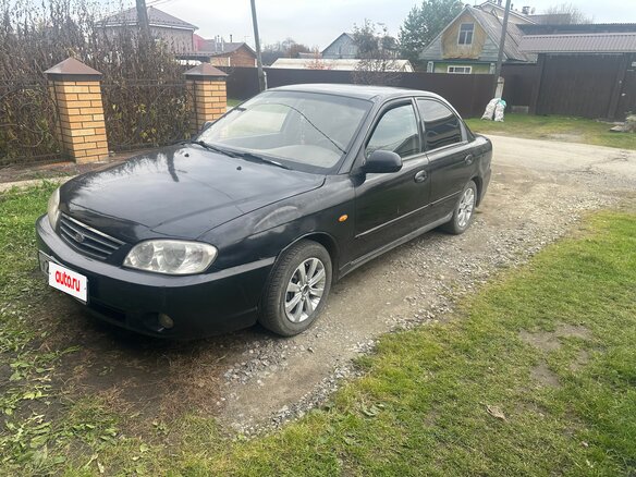 2007 Kia Spectra I Рестайлинг 2, чёрный, 209000 рублей
