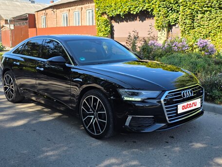 2020 Audi A6 40 TDI V (C8), чёрный, 3820000 рублей, вид 4