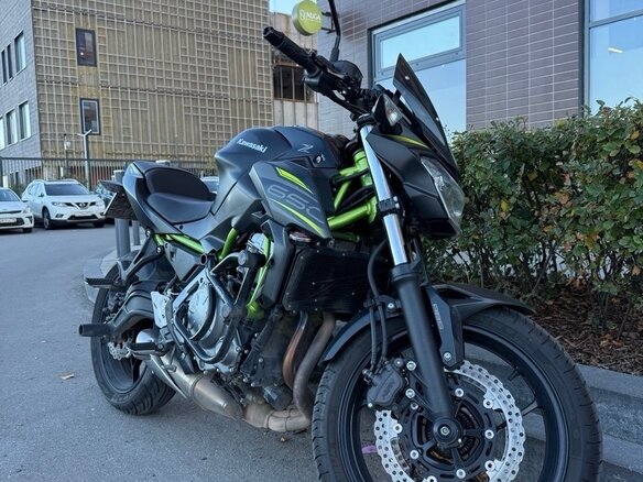 2019 Kawasaki Z 650, чёрный, 550000 рублей - вид 6