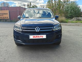 2016 Volkswagen Tiguan I Рестайлинг, синий, 1600000 рублей, вид 2