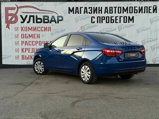 2021 Lada (ВАЗ) Vesta I, синий, 1163000 рублей, вид 4