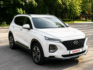 2019 Hyundai Santa Fe IV, белый, 3650000 рублей, вид 1