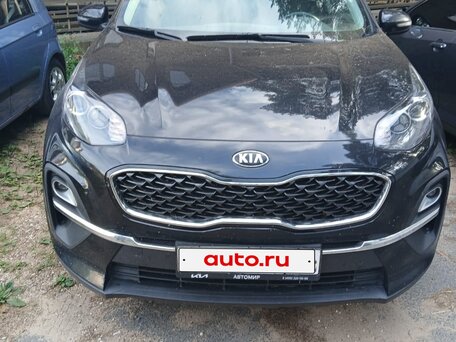 2021 Kia Sportage IV Рестайлинг, чёрный, 2587500 рублей, вид 1