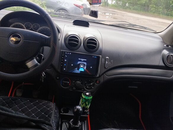 2008 Chevrolet Aveo I Рестайлинг, красный, 390000 рублей - вид 6