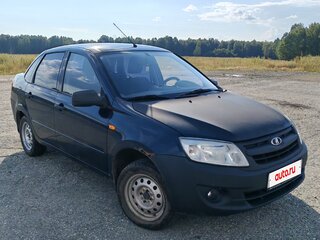 2013 Lada (ВАЗ) Granta I, синий, 220000 рублей, вид 3