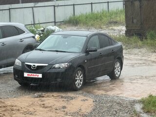 2008 Mazda 3 4-speed I (BK) Рестайлинг, чёрный, 660000 рублей, вид 1