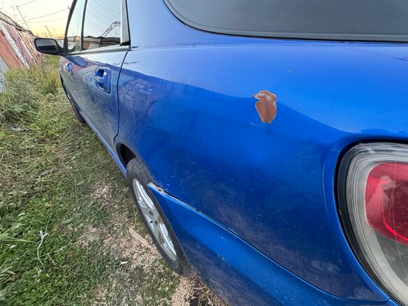 2005 Subaru Impreza II Рестайлинг 2, синий, 370000 рублей - вид 9