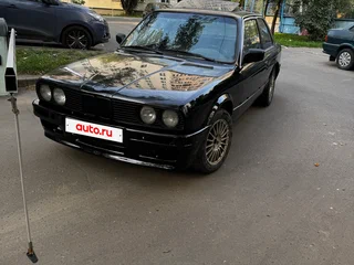 1987 BMW 3 серии 316 II (E30), чёрный, 450000 рублей, вид 1