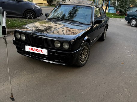1987 BMW 3 серии 316 II (E30), чёрный, 450000 рублей, вид 1