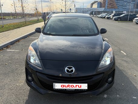 2012 Mazda 3 II (BL) Рестайлинг, чёрный, 930000 рублей, вид 3