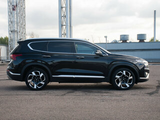 2020 Hyundai Santa Fe IV Рестайлинг, чёрный, 3558000 рублей, вид 4
