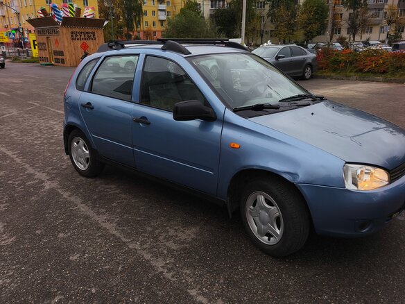 2007 Lada (ВАЗ) Kalina I, голубой, 166000 рублей - вид 2